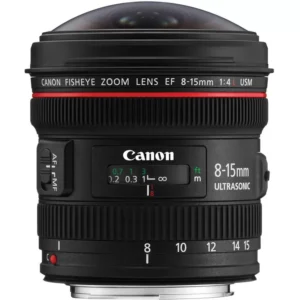 لنز کانن Canon EF 8-15mm f4L Fisheye USM