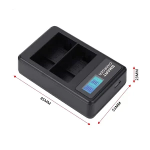 شارژر دوبل مشابه اصلی نیکونNIKON Dual Battery Charger for EL-15 NIKON Dual Charger With Lcd for EL-15