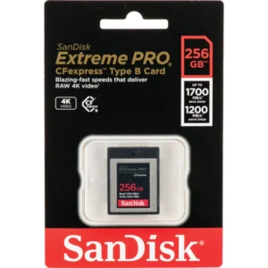 کارت حافظه سندیسک SanDisk 256GB Extreme PRO CFexpress Card Type B SanDisk 256GB Extreme PRO CFexpress Card Type B