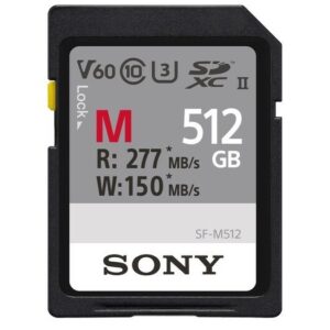 کارت حافظه سونی Sony 512GB SF-M UHS-II SDXC Memory Card