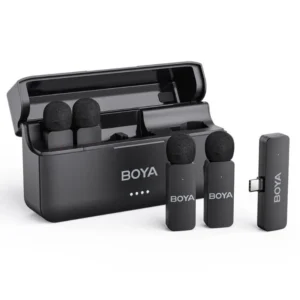 میکروفون یقه ای بی‌ سیم چهار‌ کاربره بویا Boya BY-V4U type-C microphone