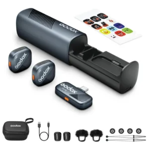 میکروفون بی‌سیم گودکس Godox Cube-S 2peson Wireless Microphone with USB-C Connector