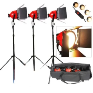کیت نور پروژکتور دیمردار 300 وات Video Light 300w