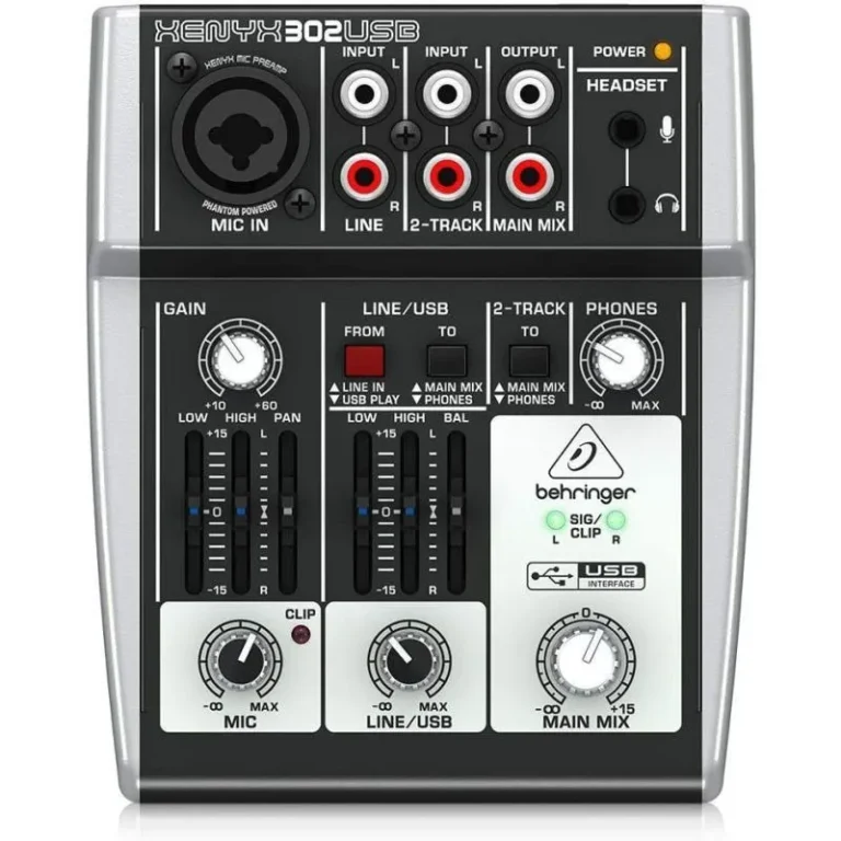 میکسر بهرینگر Behringer Xenyx 302 USB Mixer
