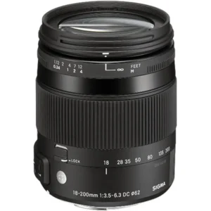 لنز سیگما Sigma 18-200mm F3.5-6.3 DC Macro OS HSM for canon